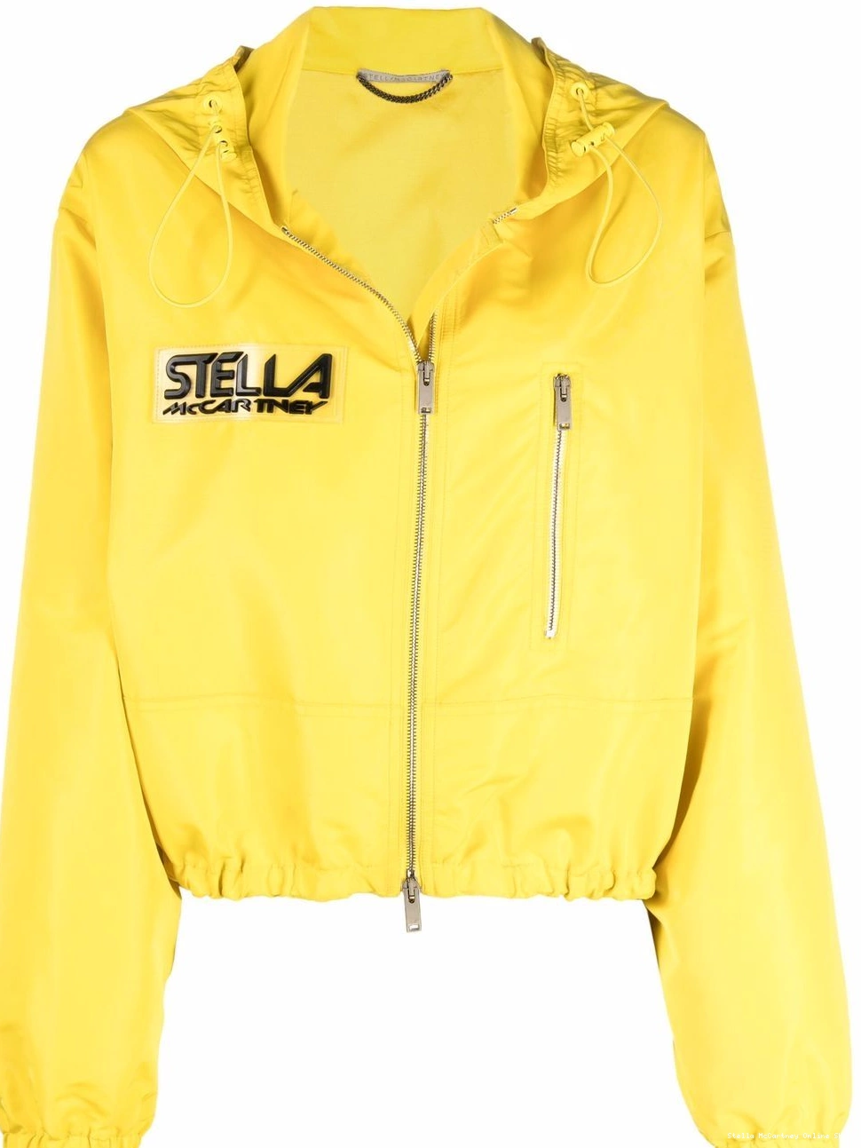 hooded logo-patch jacket McCartney Women Stella 0403